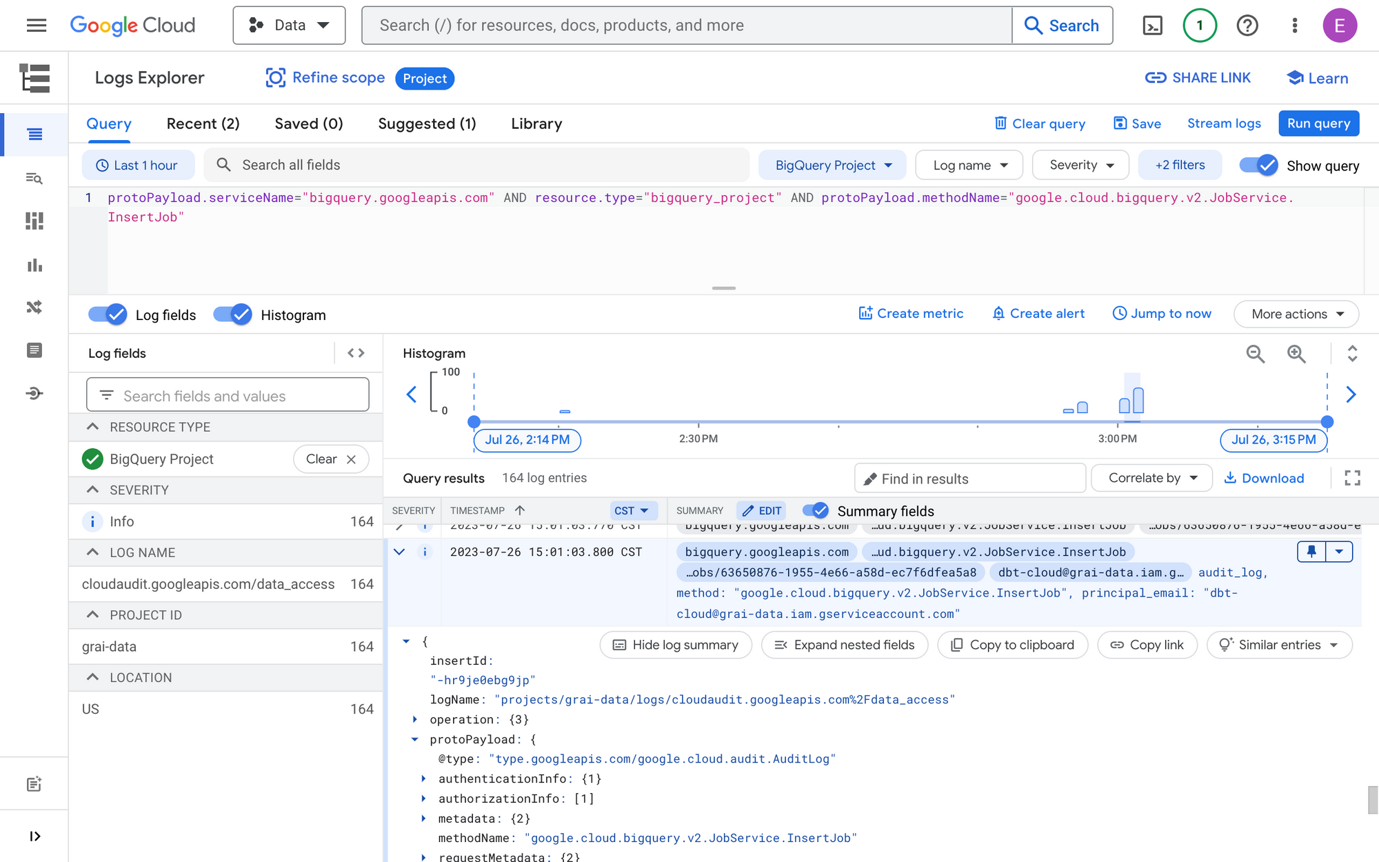 Extracting Data Lineage from BigQuery Logs: A Guide